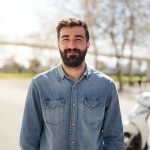 Portrait of a young Spanish man looking at the camera
