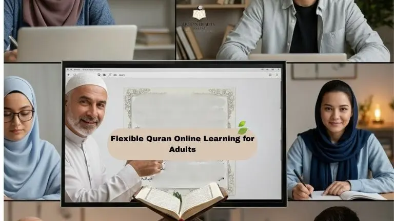 Learn Quran online for adults (non-Arabs) with flexible times, expert tutors, and beginner-friendly Tajweed. Free trial available.
