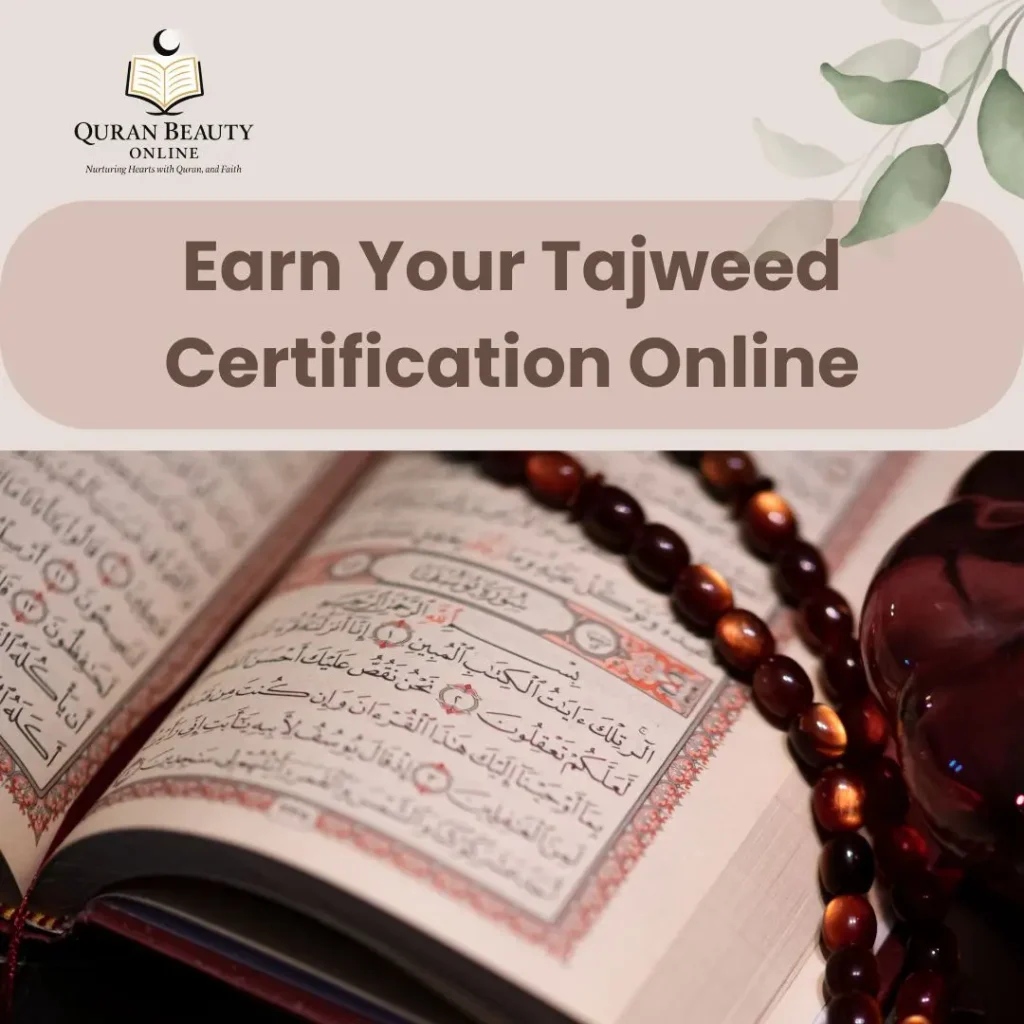 online Tajweed certification course