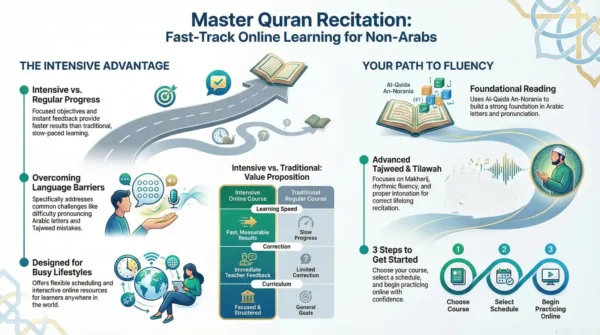 intensive Quran online course for non-Arabs