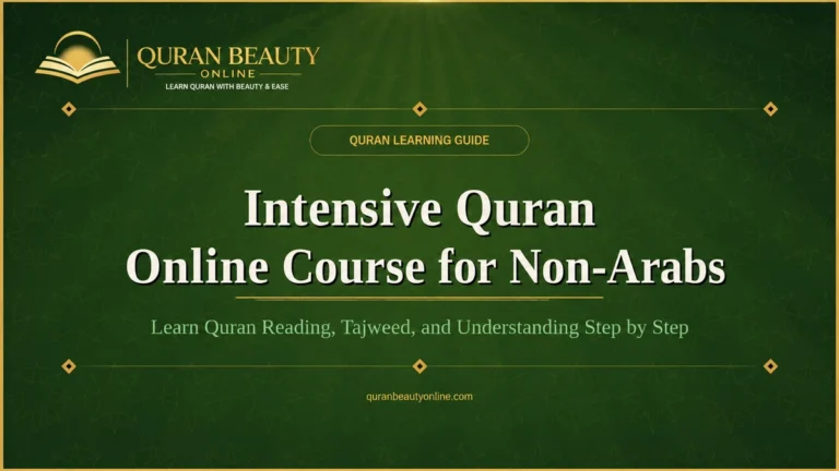 intensive Quran online course for non-Arabs
