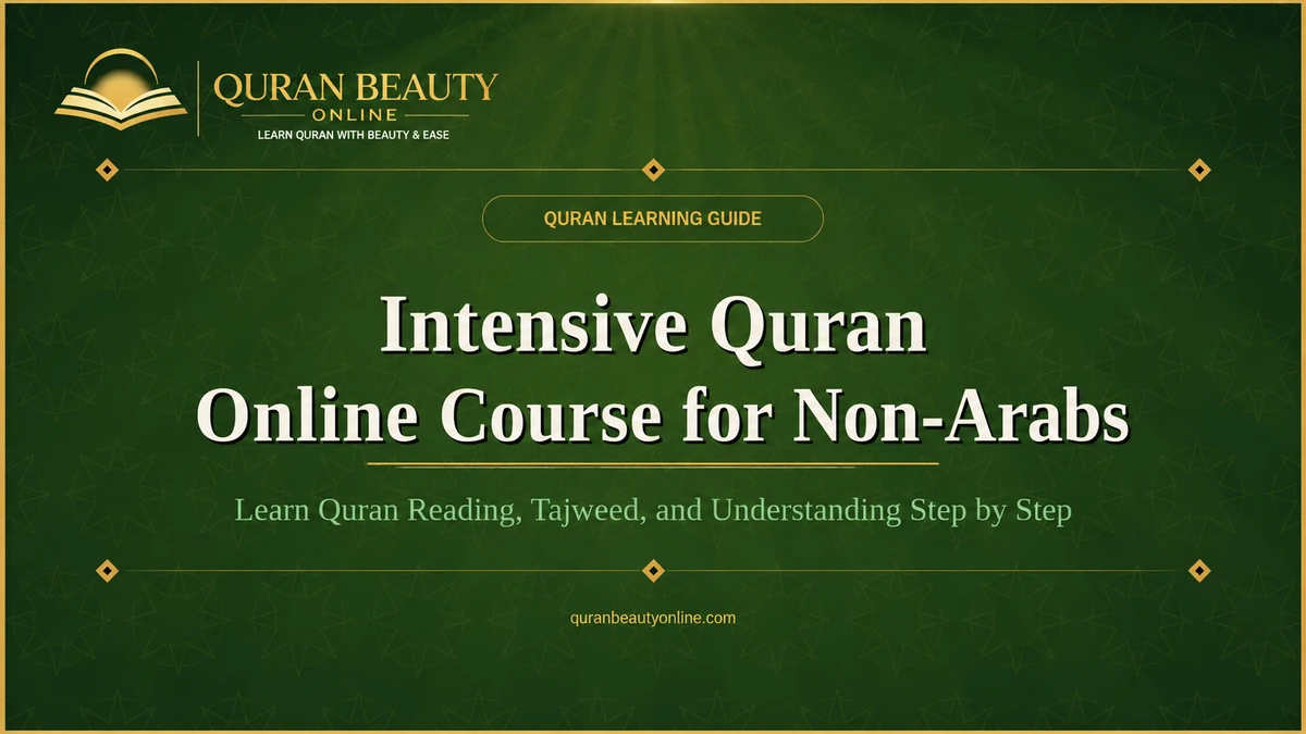 intensive Quran online course for non-Arabs