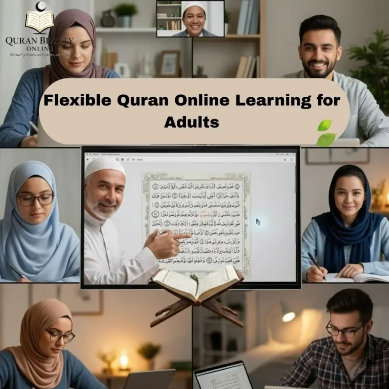 Flexible Quran Online Learning for Adult