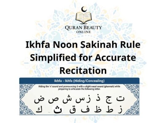 The Ikhfa Noon Sakinah Rule: A Complete Tajweed Guide