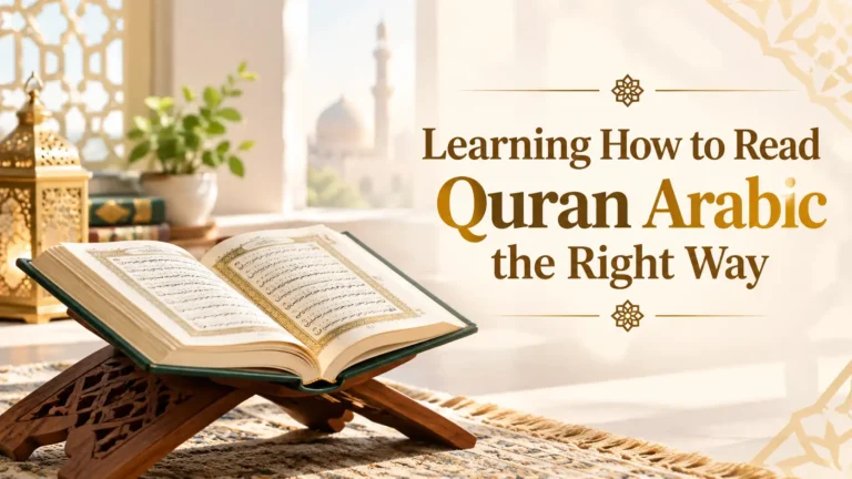 Learning How to Read Quran Arabic