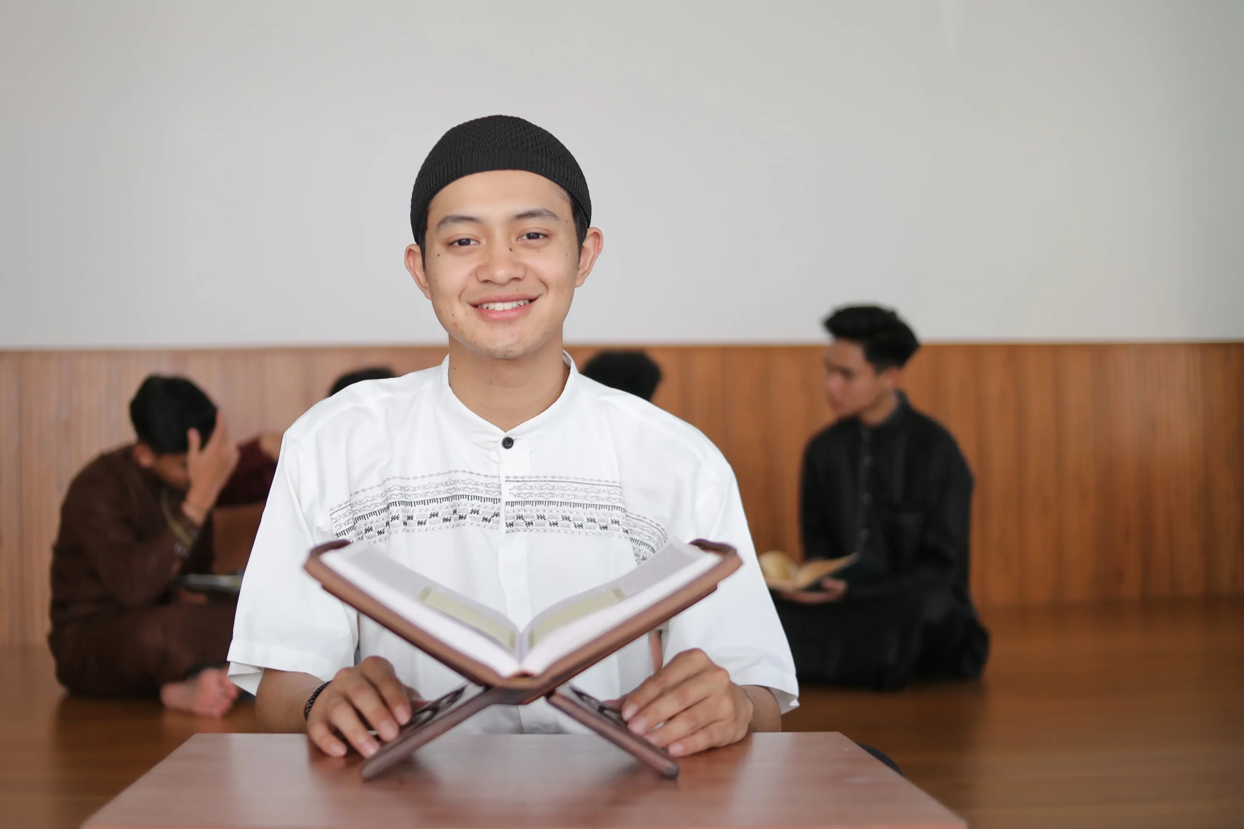 portrait-of-young-muslim-man-wearing-koko-shirt