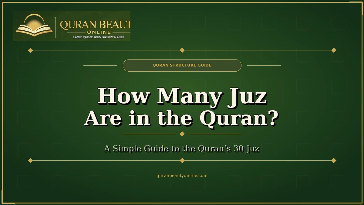 How many Juz are in the Quran 30 Juz guide