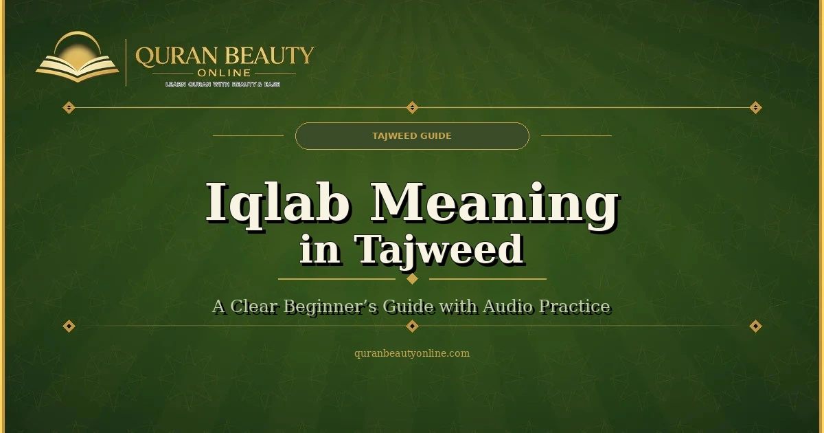 iqlab meaning in tajweed