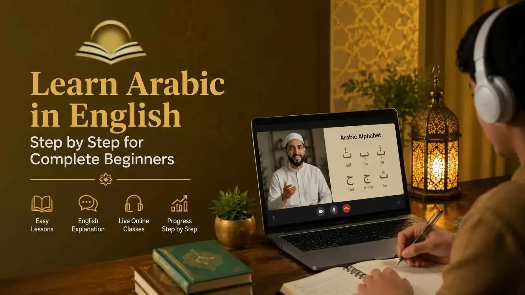 learn arabic in english step by step