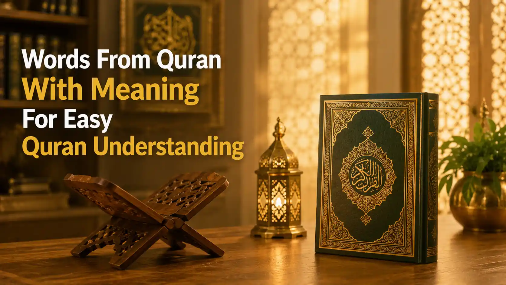 words from quran with meaning