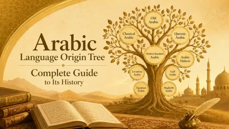 Arabic language origin tree