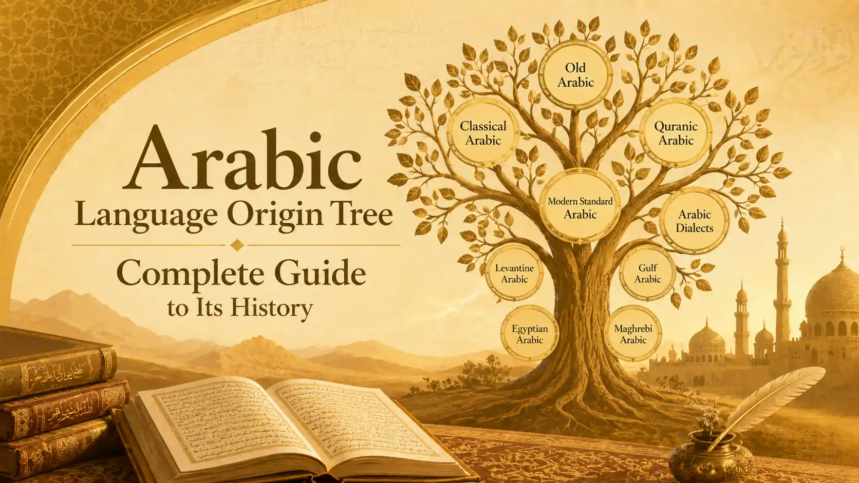 Arabic language origin tree