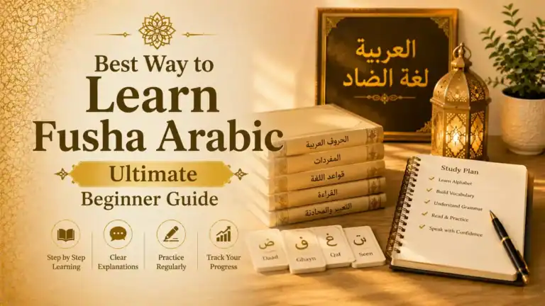 Best Way to Learn Fusha Arabic