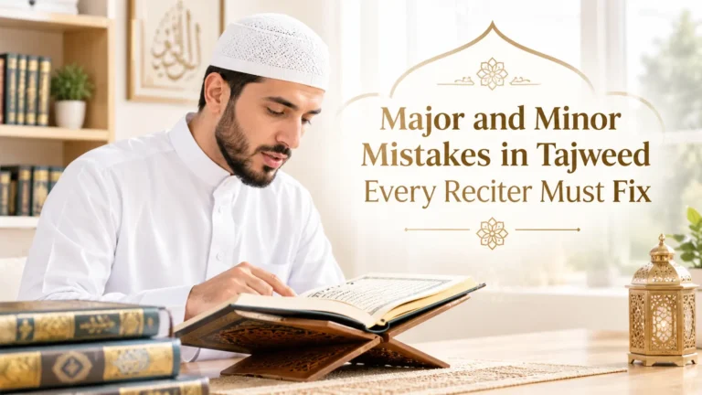 Major and Minor Mistakes in Tajweed