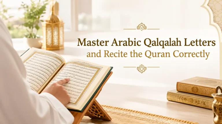 arabic qalqalah letters