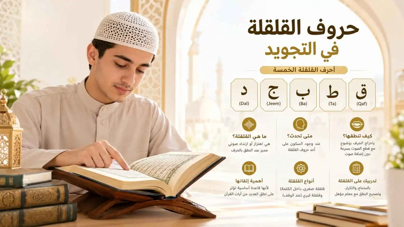 arabic qalqalah letters