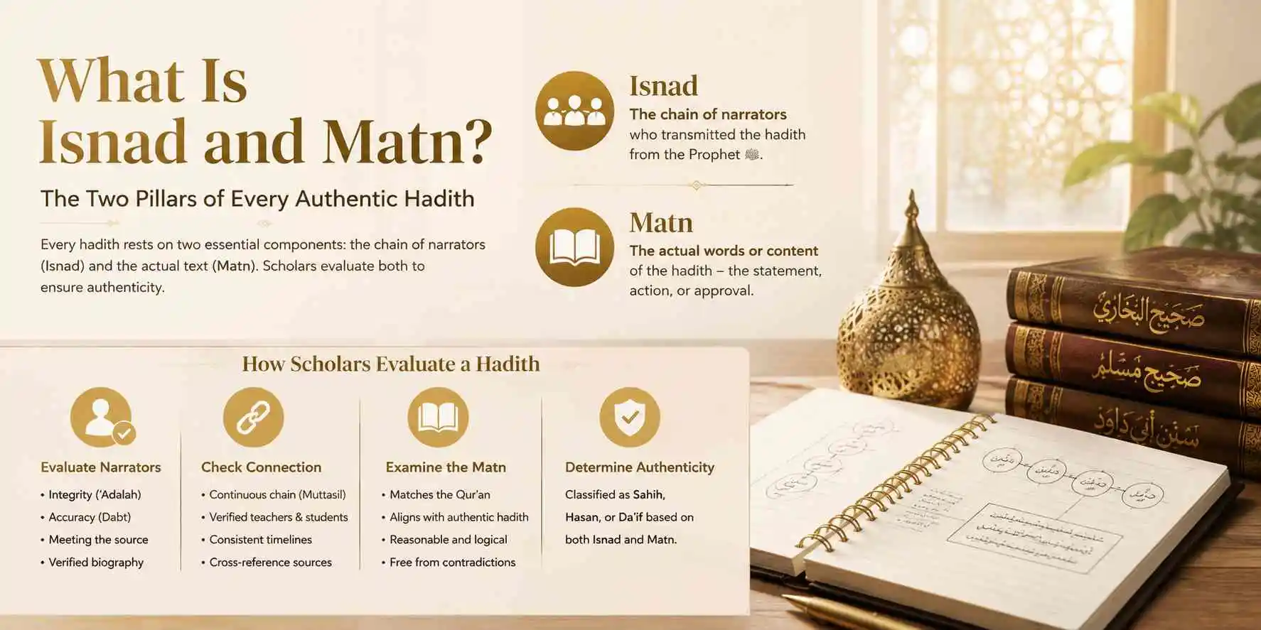 what is isnad and matn