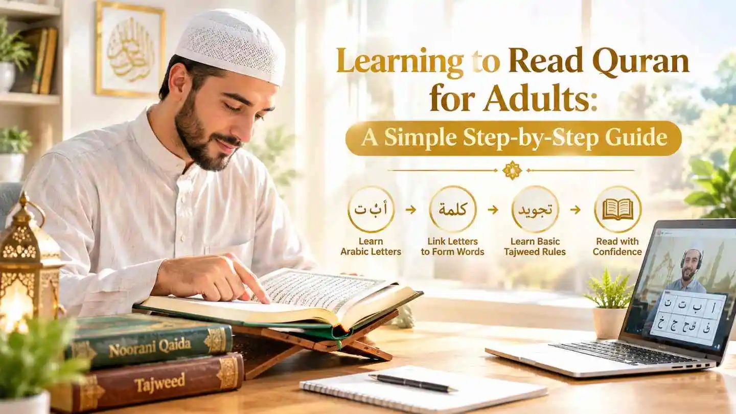 learning to read quran for adults